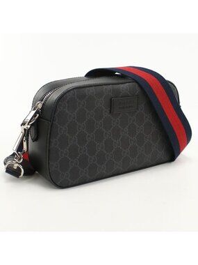 Gucci GG Supreme Crossbody Shoulder Bag Leather